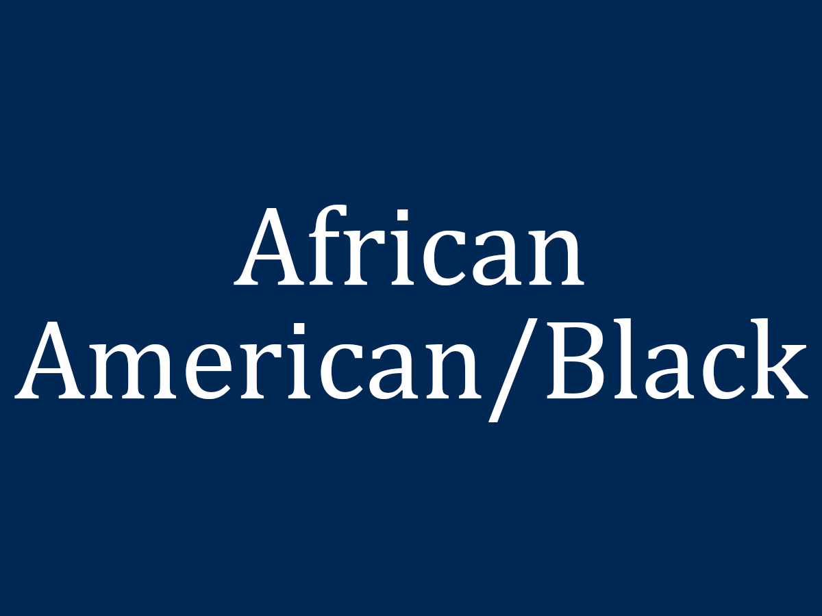 African American/Black