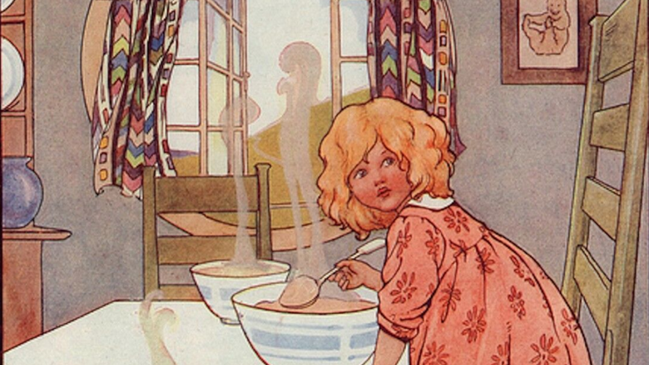 Illustration of Goldilocks