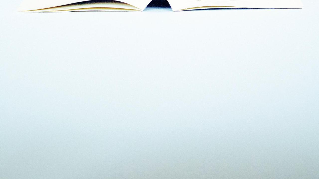 an open book