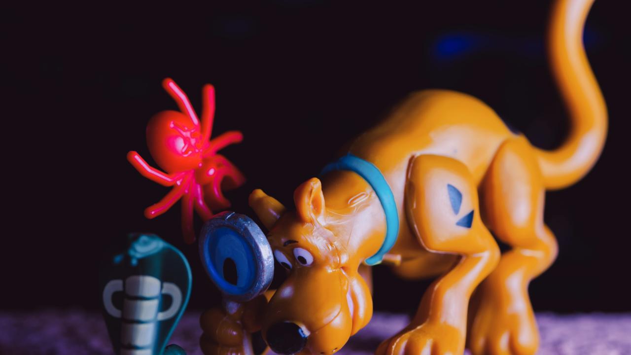 Picture of a Scooby Doo toy.  Photo taken by Dinu J Nair downloaded from Unsplash.com