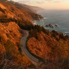 Winding California road